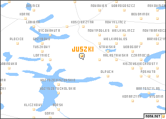 map of Juszki