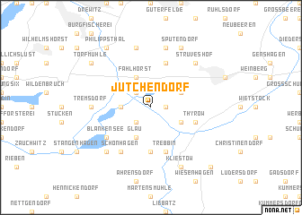 map of Jütchendorf