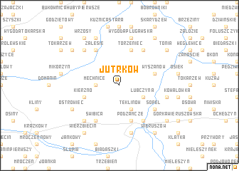 map of Jutrków