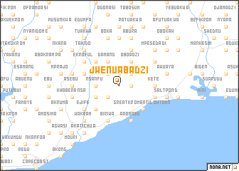 map of Jwenuabadzi