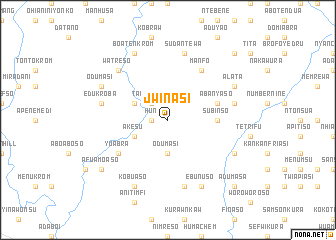 map of Jwinasi