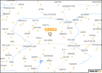 map of Kaagu