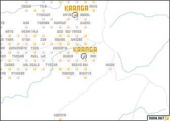 map of Kaanga