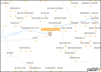 map of Kaaouane