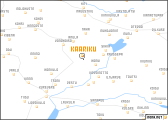 map of Kääriku