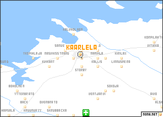 map of Kaarlela