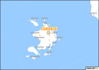 map of Kababiai