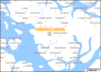 map of Kabaingchaung