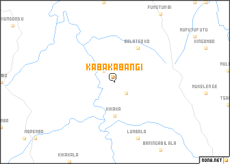 map of Kabaka-Bangi