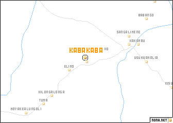 map of Kabakaba