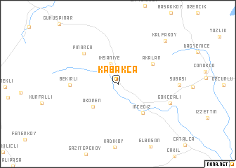 map of Kabakça