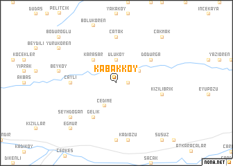 map of Kabakköy