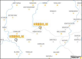 map of Kabaklık