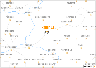 map of Kabalı