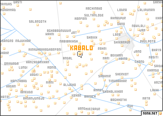 map of Kabālo