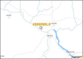 map of Kabambala