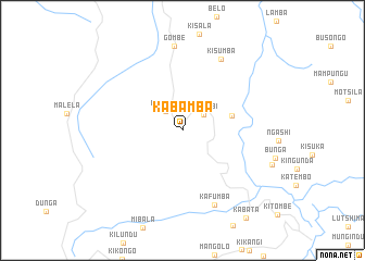 map of Kabamba