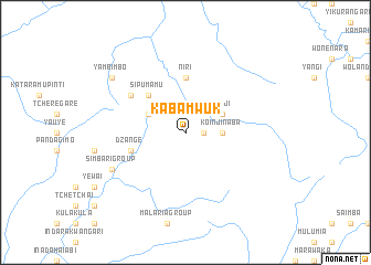 map of Kabamwuk