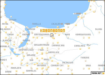 map of Kabanbanan