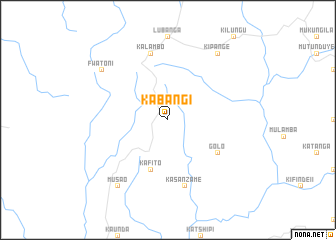 map of Kabangi