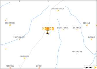 map of Kabao