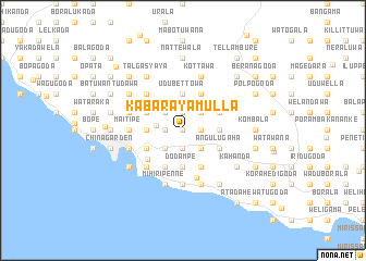 map of Kabarayamulla