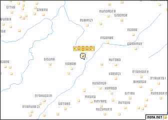 map of Kabari