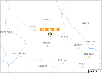 map of Kabasakal