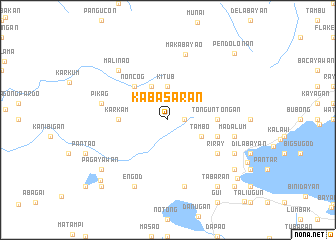 map of Kabasaran