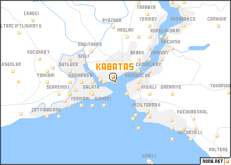 map of Kabataş