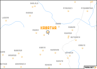 map of Kabatwa