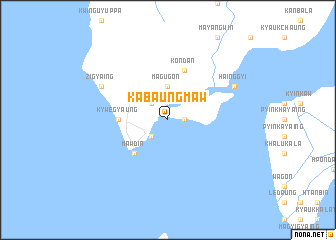 map of Kabaung-maw