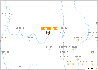 map of Kabaung