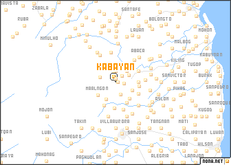 map of Kabayan