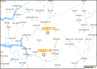 map of Kabaya