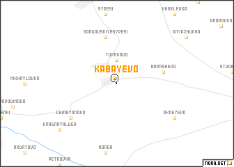 map of Kabayevo