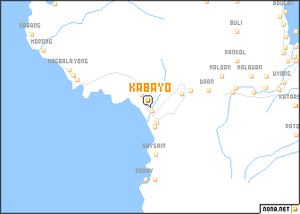 map of Kabayo