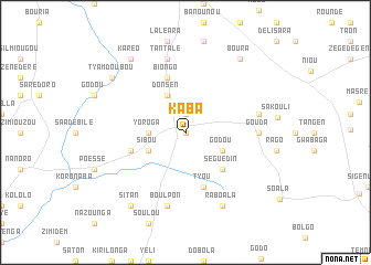 map of Kaba