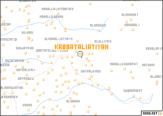 map of Kabbat ‘Alī ‘Aţīyah