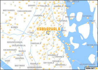 map of Kabdārwāla