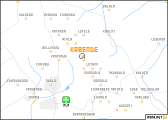 map of Kabende