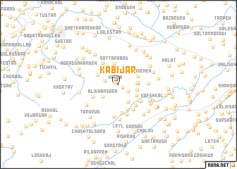 map of Kābījār