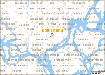 map of Kābilganj