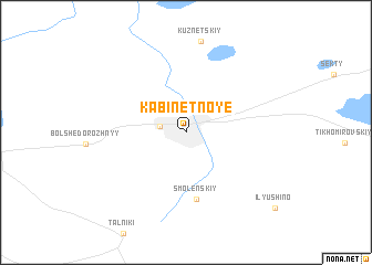 map of Kabinetnoye