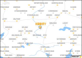 map of Kabiny