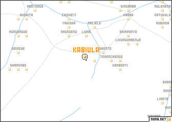 map of Kabiula