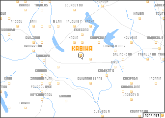 map of Kabiwa