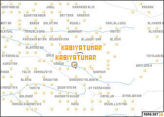 map of Ka‘bīyat ‘Umar