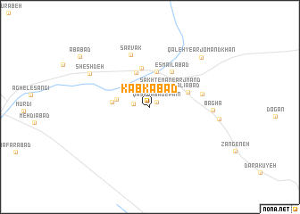 map of Kabkābād