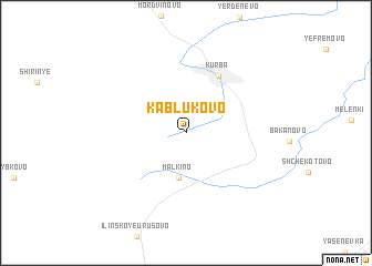 map of Kablukovo